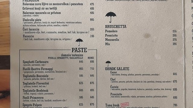 Umbrella restoran & pizza bar