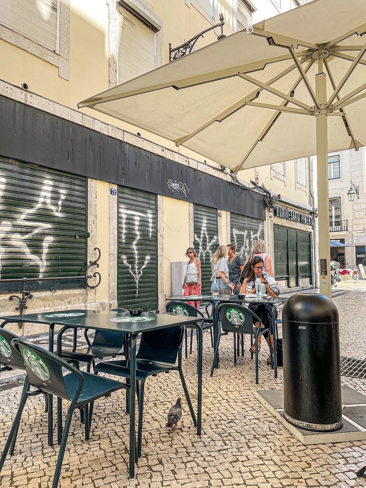 Starbucks @ R. de Santa Justa: A Work-Friendly Place in Lisbon